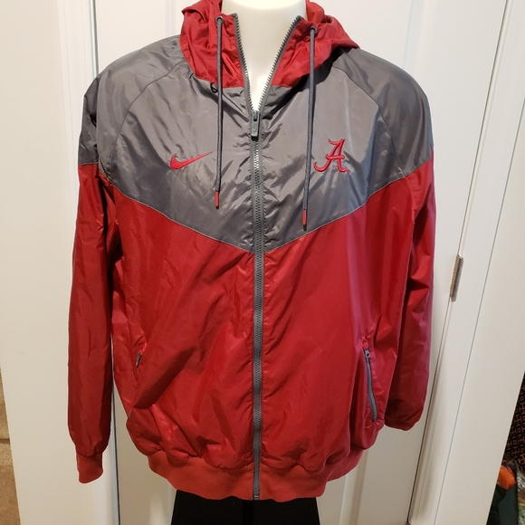Nike Other - Nike Alabama Crimson Tide Windrunner Full-Zip